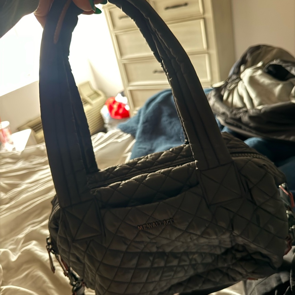 MZ Wallace Small Sutton Quilted Black Women's Handbag - Lightweight Tote